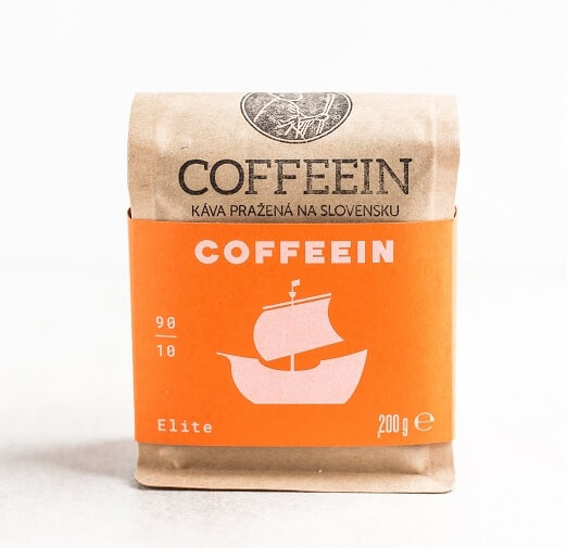 COFFEEIN Elite - kávékeverék (200 g, 90% arabica, 10% robusta szemes kávé)