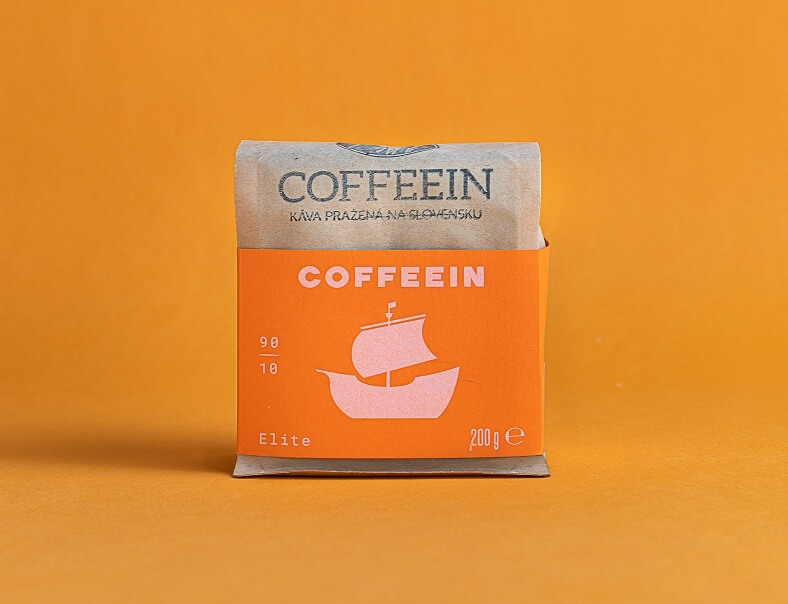 COFFEEIN Elite - kávékeverék (200 g, 90% arabica, 10% robusta szemes kávé)