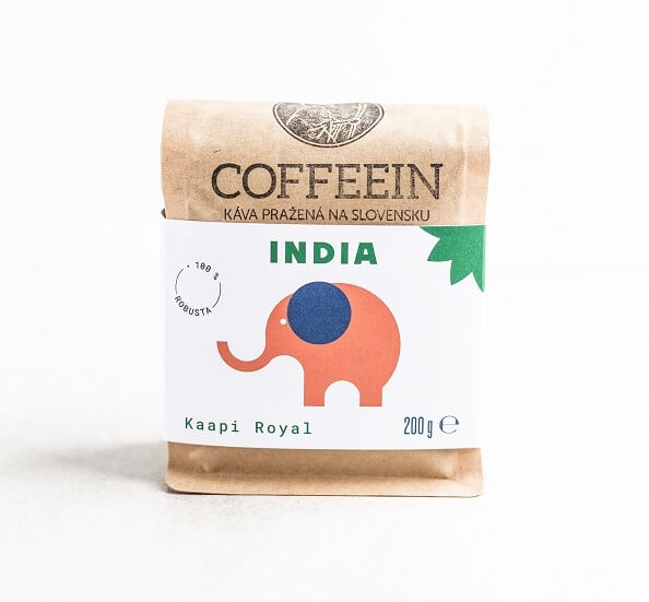 India Kaapi Royal - 100 % robusta (200g,szemes kávé)