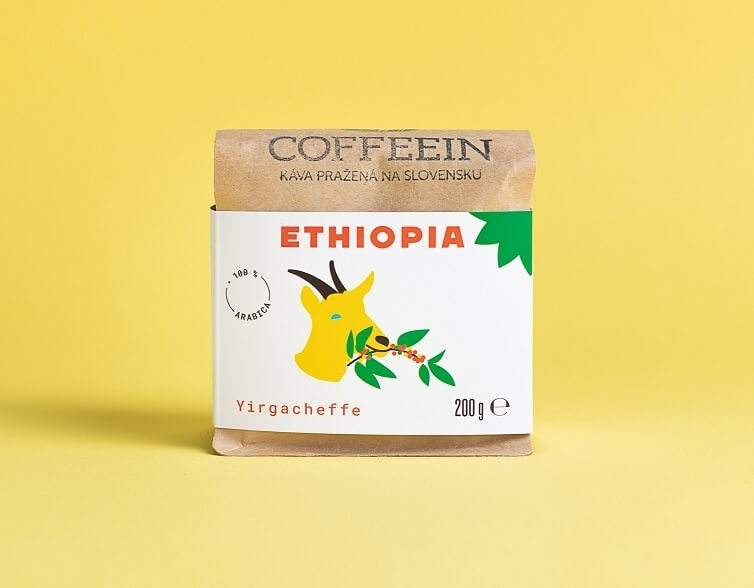 Etiopia Yirgacheffe-világos pörkölés (1000 g arabica szemes kávé)