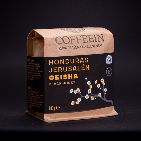 Honduras Jerusalén GEISHA HONEY-sötét pörkölés(200g arabica szemes kávé)