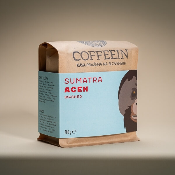 Sumatra Aceh WASHED-világos pörkölés(200g arabica szemes kávé)