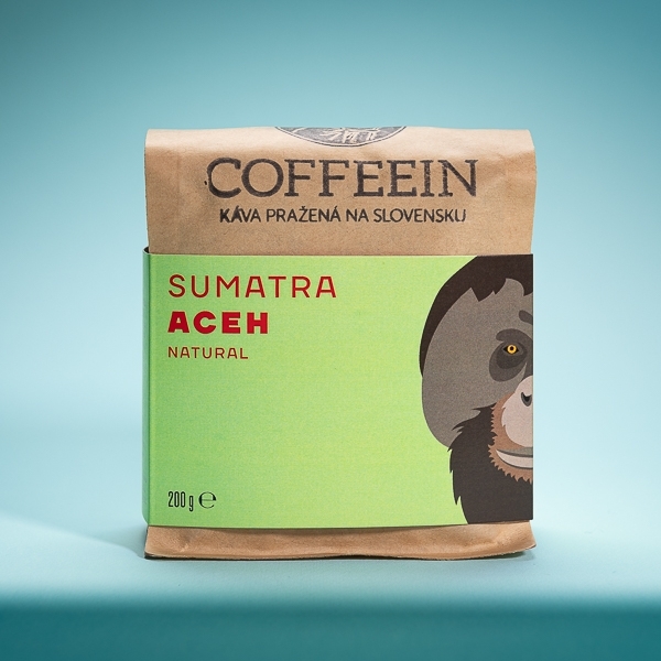 Sumatra Aceh NATURAL-sötét pörkölés(200g arabica szemes kávé)