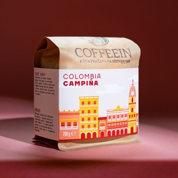 Colombia CAMPINA-sötét pörkölés(200g arabica szemes kávé)
