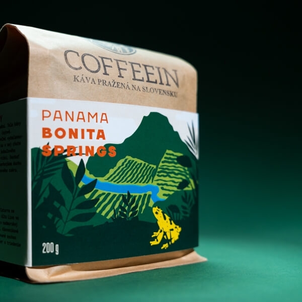 Panama Bonita Springs-sötét pörkölés(200g arabica szemes kávé)