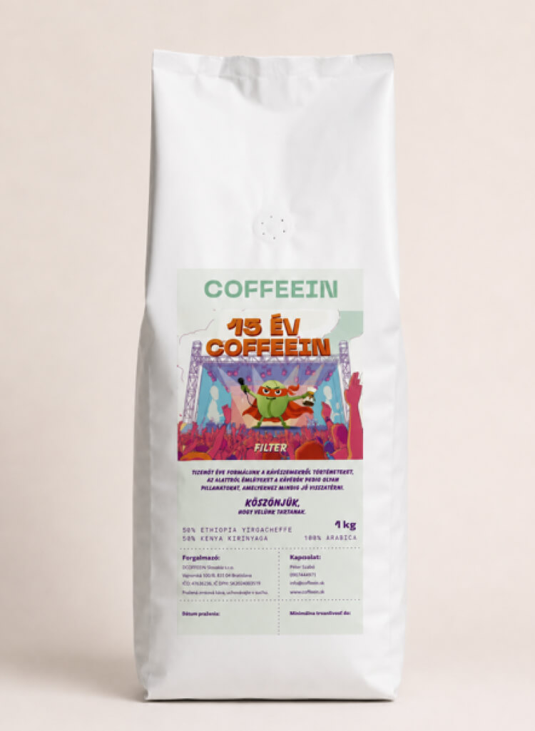 15 esztendő filter kávé (1000g arabica szemes kávé)